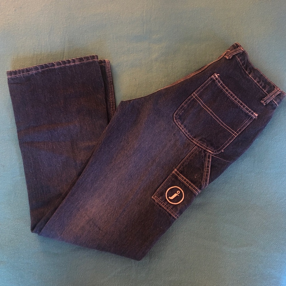 90s Jordache wideleg carpenter jeans